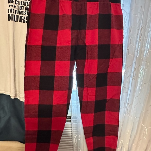 Weatherproof Red and Black Plaid Pants - Picture 3 of 5
